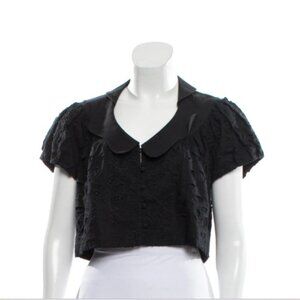 Robert Rodrigues cropped eyelet jacket